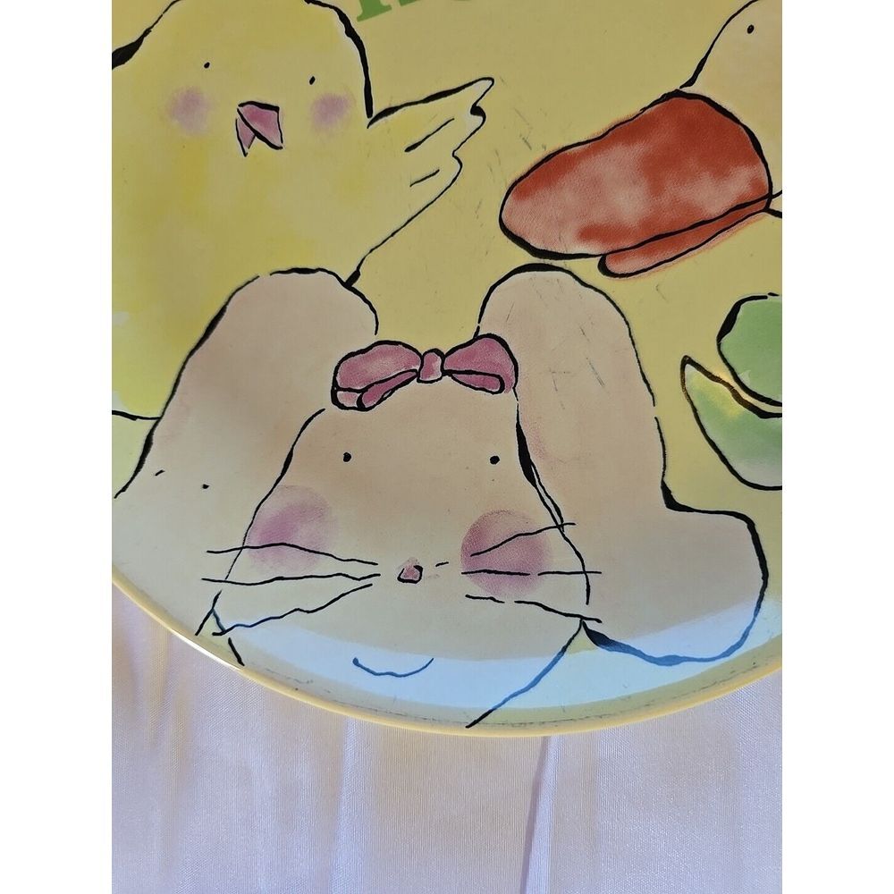 Vintageg Rosanna Chick Bunny And Duck ‎ 8 Inch Plate  In Perfect Condition - Picture 5 of 7